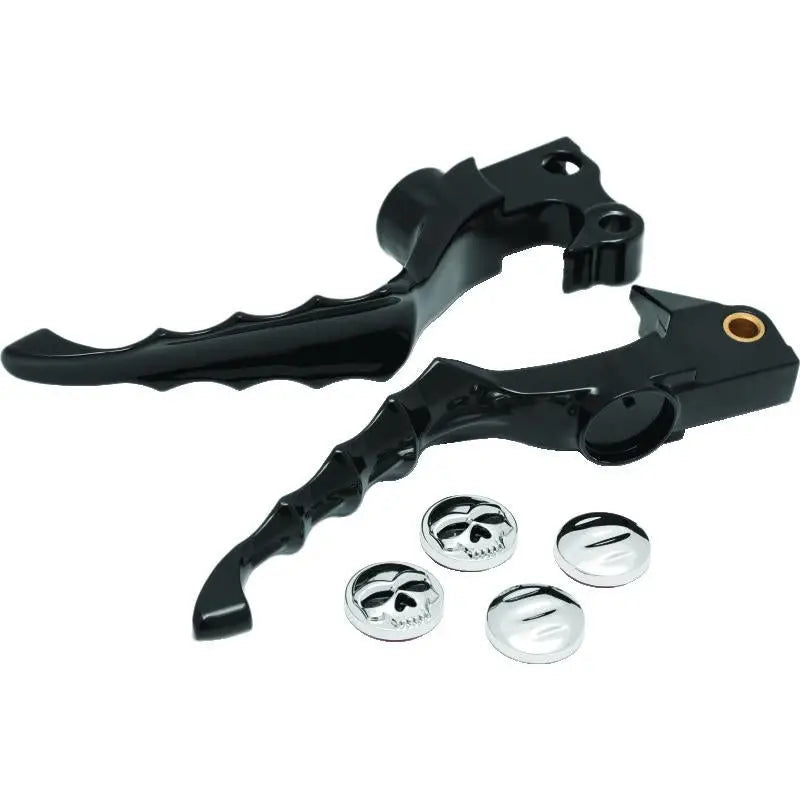 Kuryakyn 1092 Kuryakyn Zombie Levers 04-13 XL Models Gloss Black
