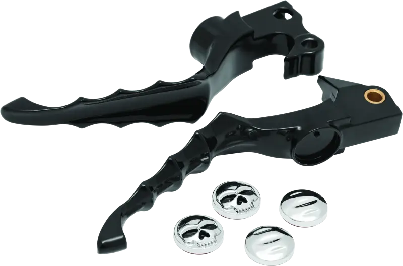 Kuryakyn Zombie Levers 04-13 XL Models Gloss Black - Kuryakyn