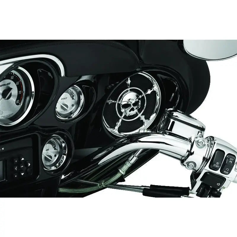Kuryakyn 3787 Kuryakyn Zombie Speaker Grills Chrome - 3787