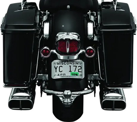 Kuryakyn Zombie Taillight Cover Chrome - Kuryakyn