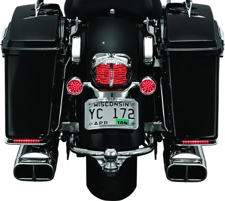 Kuryakyn Zombie Taillight Cover Chrome - Kuryakyn