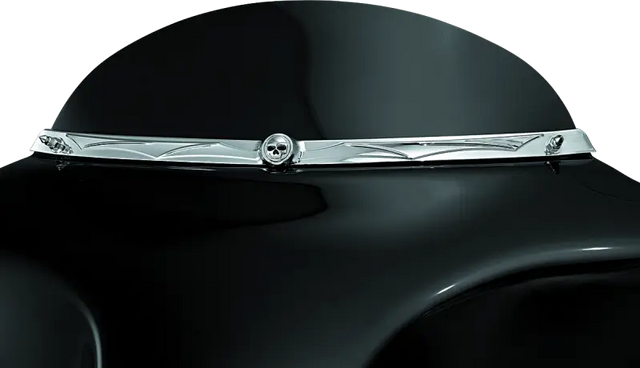 Kuryakyn Zombie Windshield Trim 96-13 Touring Chrome - Kuryakyn