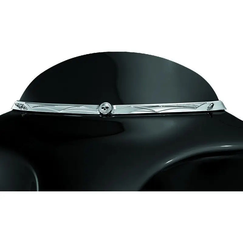 Kuryakyn 1198 Kuryakyn Zombie Windshield Trim 96-13 Touring Chrome