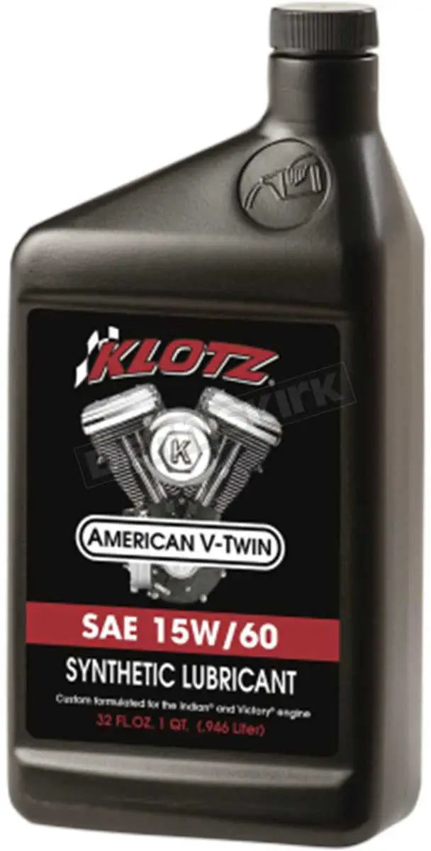 KLOTZ KV-1560 V Twin Syn 4t Engine Oil 15w60 1 Qt 10/Case