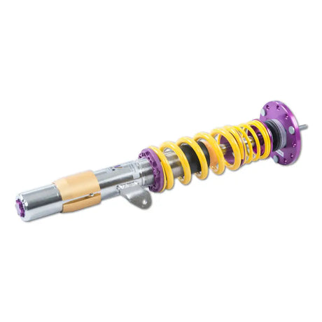 Yellow and purple coilover suspension from KW Clubsport Kit BMW M3 E90/E92 EDC Sedan Coupe