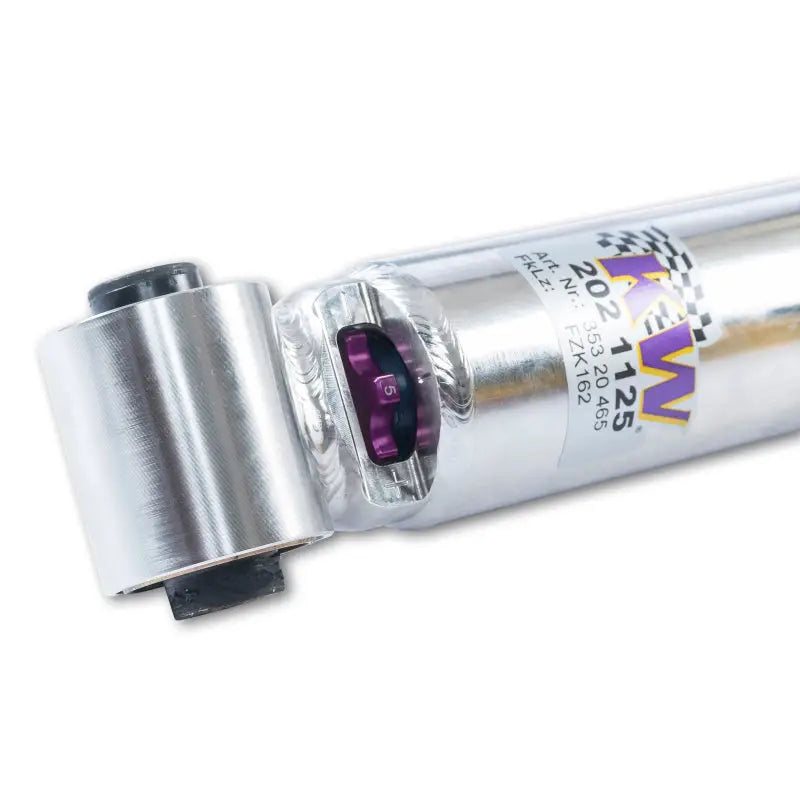 Silver shock absorber with purple dial for KW Clubsport Kit BMW E90/E92 EDC Sedan Coupe