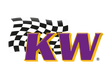 Purple and gold KW coilover kit DDC with checkered flag for Audi RS3 GY