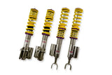 Four yellow and silver coilover kits for Mitsubishi Lancer Kit V3 Mitsubishi EVO 7-9