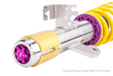 Adjustable suspension strut with yellow spring for Toyota MR2 Coupe KW Coilover Kit V3