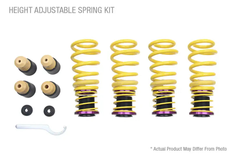 Height adjustable spring kit for Audi RS5 B8 with electronic dampening and ride height control