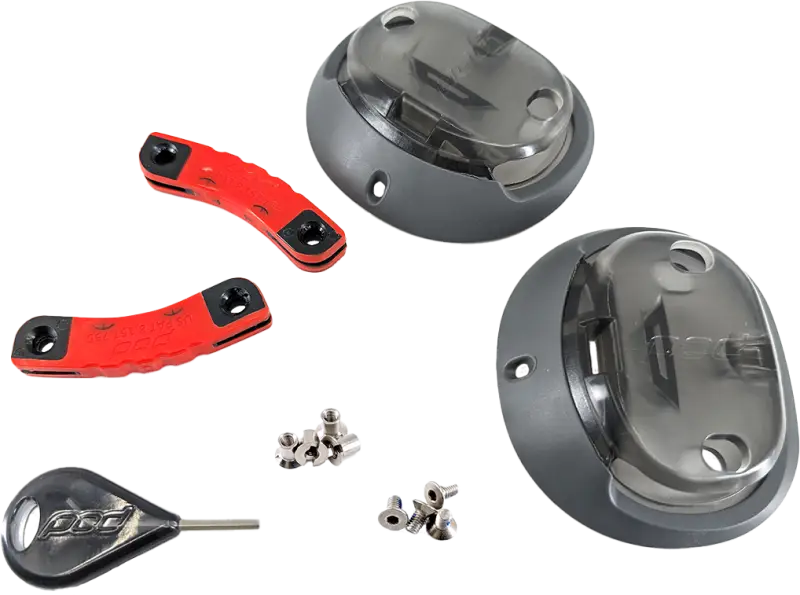 Kx 3.0 Hinge Rebuild Set Red/Black - POD