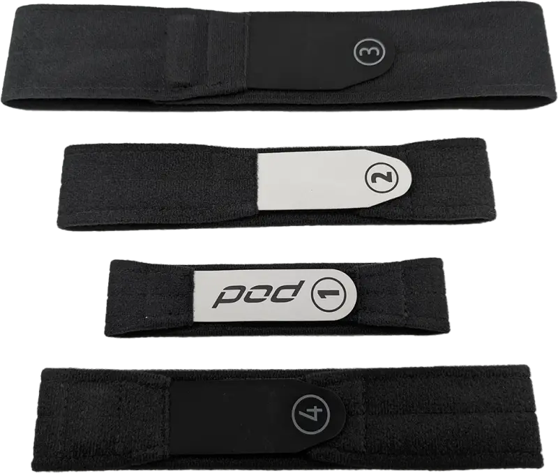Kx 3.0 Strap Set Black Xs/Sm - POD