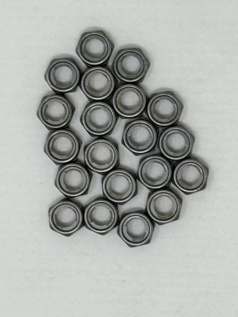 KYB 06 + Honda/ Kawasaki/ Suzuki/ Yamaha Front Fork Lock Nut 6 mm. Flat Type - 20 Pk - Engine Components