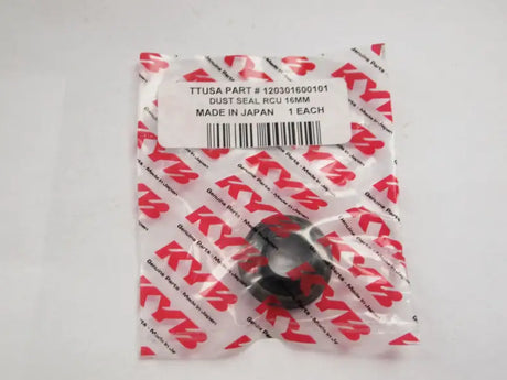 Black dust seal in packaging for KYB 16MM DUST SEAL - 120301600101