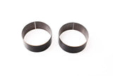 Dark metal rings for KYB 48mm piston bushing on the KYB 48mm piston part