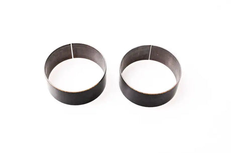 Dark metal rings for KYB 48mm piston bushing on the KYB 48mm piston part