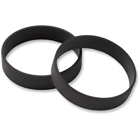 Two black rubber piston bands for KYB Piston Band Rear LTR450 product