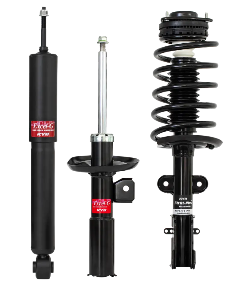 KYB shocks and strut boot for Chevrolet Camaro front suspension upgrade