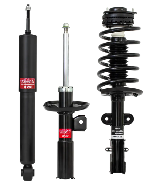 KYB shocks and strut boot for Chevrolet Camaro front suspension upgrade