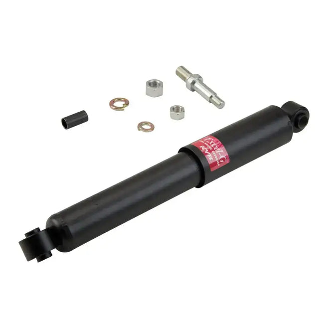 Black KYB Excel-G shocks with mounting hardware for Chevrolet Blazer and G-Series trucks