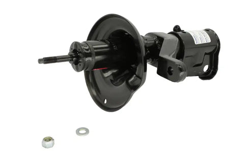 Black car strut assembly for Acura RSX left side with KYB shocks in the 2002-04 model