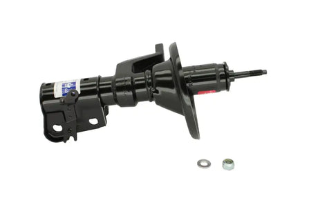 Black car strut with mounting hardware for left Acura RSX KYB shocks 2002-04