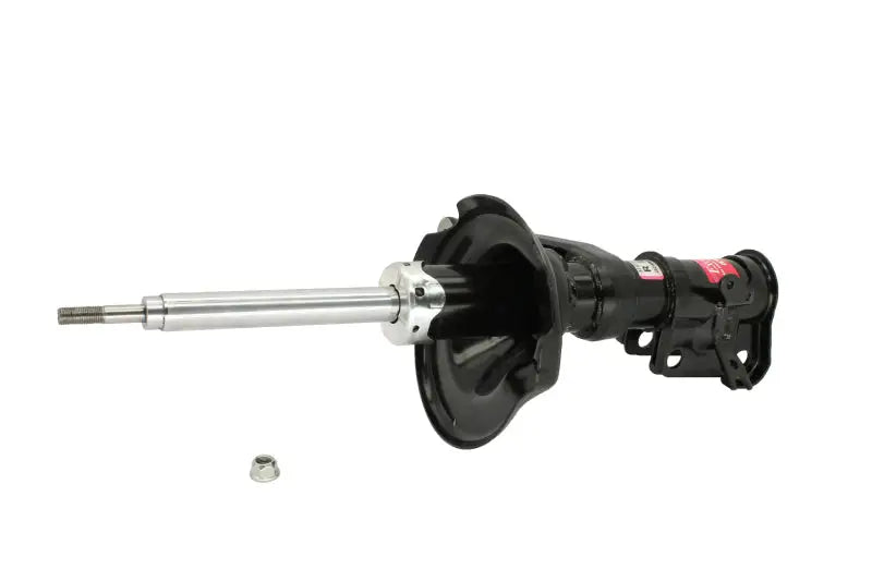 Black and silver car strut assembly for Honda Civic with KYB Excel-G shocks