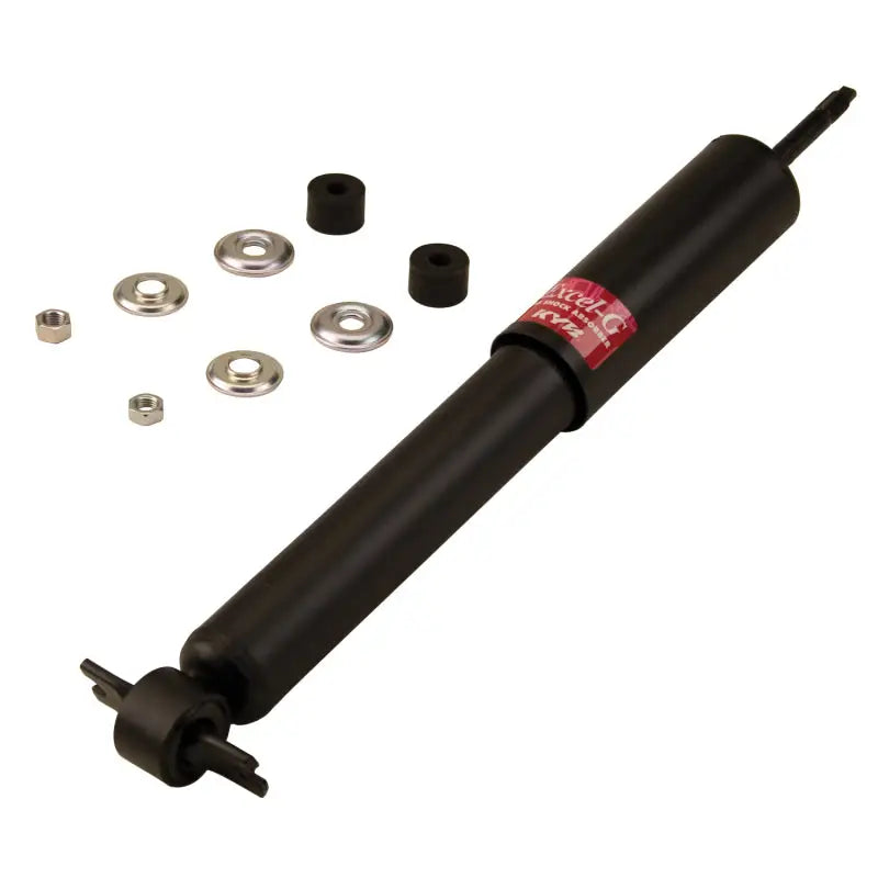 Black KYB shocks and mounting hardware for Toyota pickup struts Excel-G model