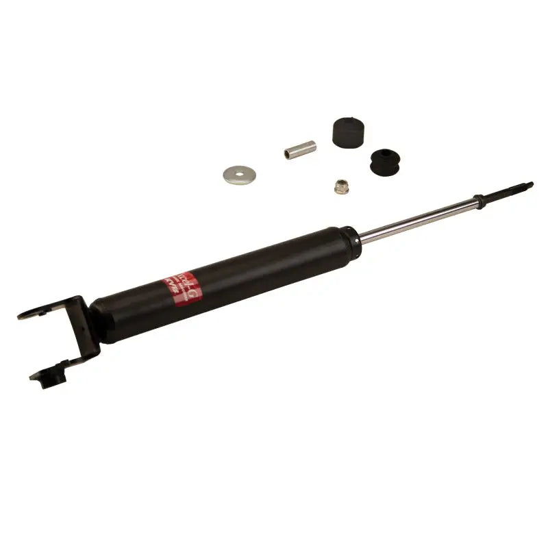 Black shock absorber with mounting hardware for Nissan Altima rear KYB Excel-G shocks