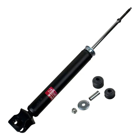 Black KYB Excel-G shock absorber with mounting hardware for rear Nissan Maxima