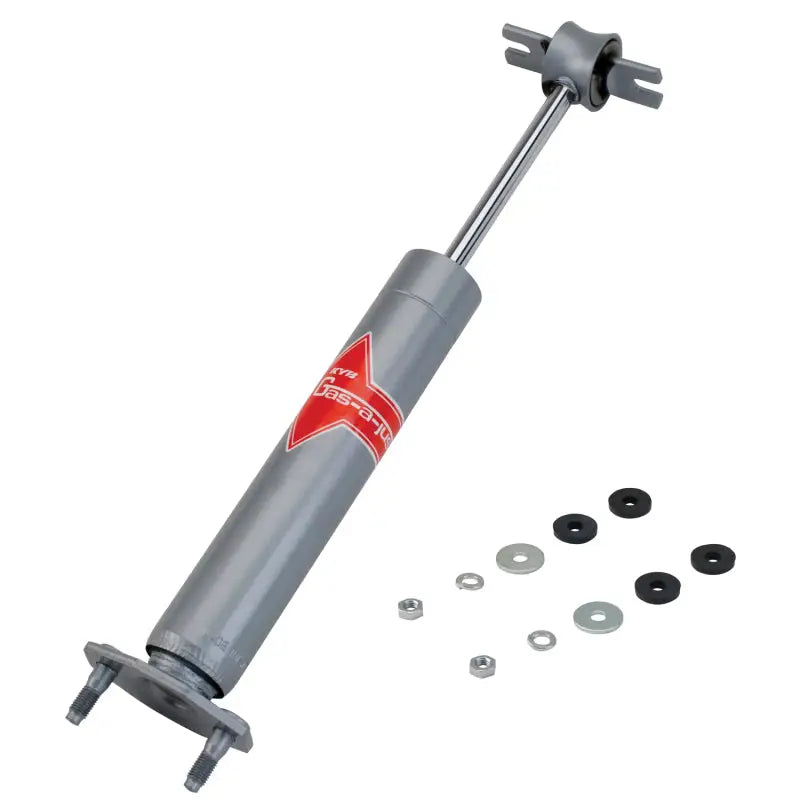 KYB Gas-A-Just monotube shock absorber, suitable for 1974-76 Bricklin SV-1, 1969-77 Ford Maverick and Mustang. Enhances performance and comfort. Includes mounting hardware, Performance, Truck & Automotive, Suspension, AVADA - Best Sellers