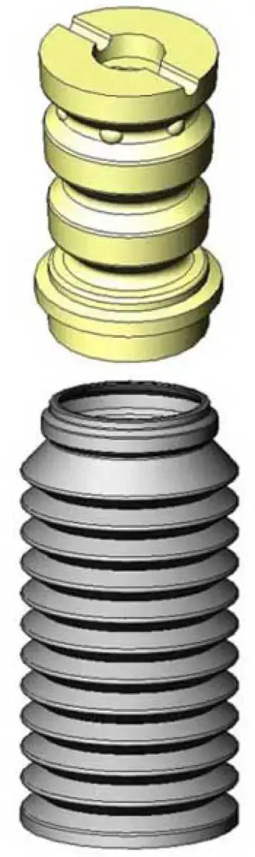 Yellow and gray bellows for struts strut boots on KYB shocks for AUDI A4 1995-06