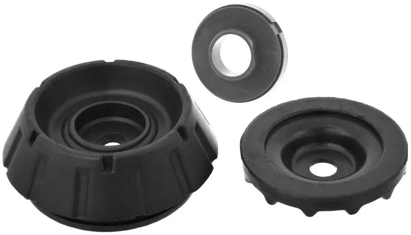 Black rubber strut mounts for KYB shocks and struts strut front Kia Soul 2010-2013
