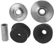 Automotive suspension bushings and sleeves for Honda Civic and strut mounts for Acura TL