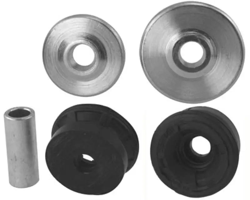 Automotive suspension bushings and sleeves for Honda Civic and strut mounts for Acura TL