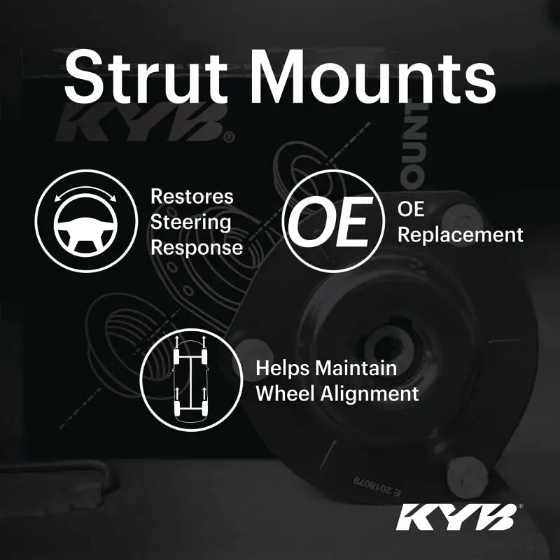 KYB SM5534 KYB Shocks & Struts Strut Mounts Rear CHRYSLER 300 (RWD) 2005-09 CHRYSLER Pacifica 2004-08 DODGE Cha