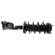 Black strut assembly with coil spring for Honda Civic Sedan Strut Plus front left