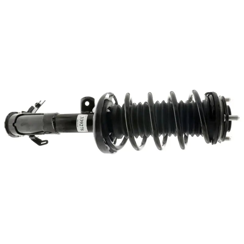 Black strut assembly with coil spring for Honda Civic Sedan Strut Plus front left