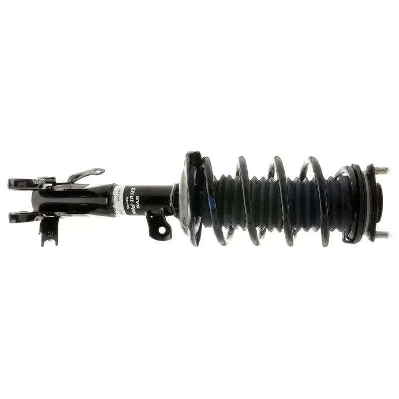 Black strut assembly with coil spring for Honda Civic Sedan Strut Plus front left