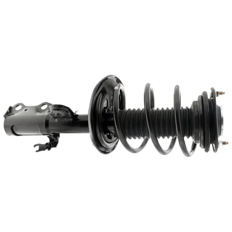 Black car strut assembly from KYB shocks for Scion TC and Toyota Prius V
