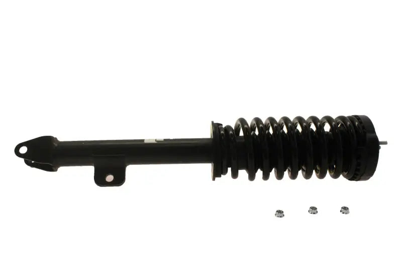 Black KYB Strut Plus front left assembly with coil spring for Chrysler 300 05-10