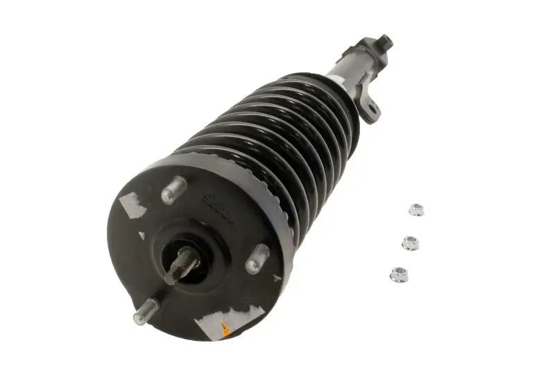 Black KYB Strut Plus front left assembly with mounting hardware for Chrysler 300 05-10