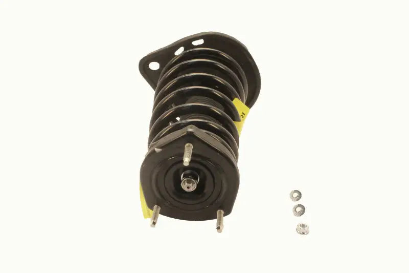 Black KYB Strut Plus Rear Left assembly with mounting hardware for Toyota Camry
