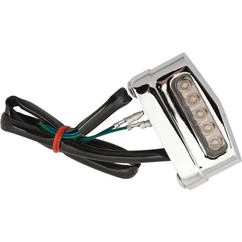 L12-6024ACE 3d License Plate Lights 5 Led Light Chrome