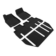 Black car floor mats for Tesla Model X L1TL04804709 3D Maxpider styling