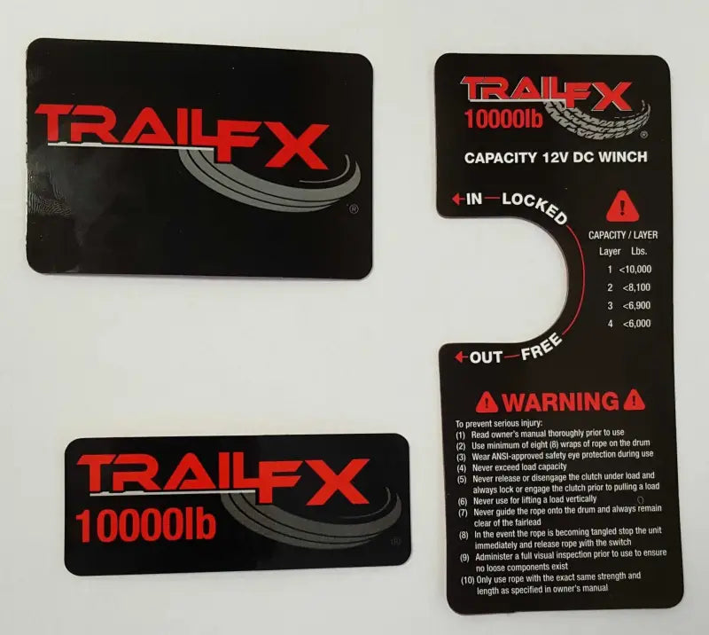 LABELS10K Winch Label