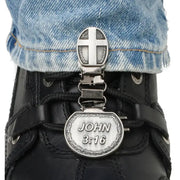 Clips For Laced Boots John 3:16 - RYDER CLIPS