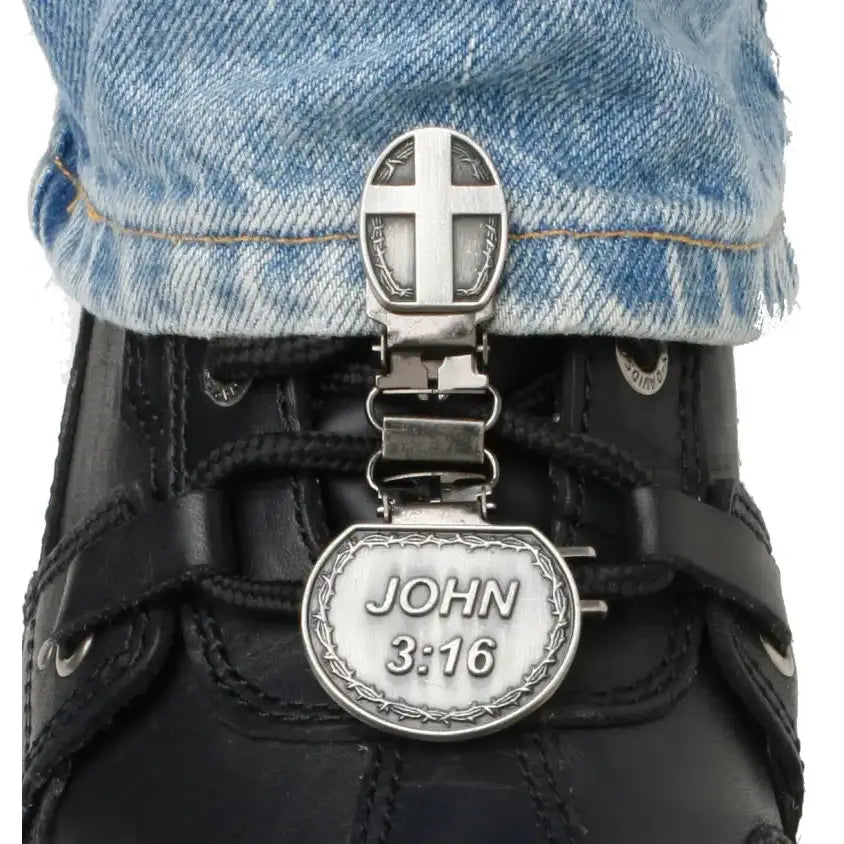 Clips For Laced Boots John 3:16 - RYDER CLIPS