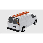 Ladder Rack 75 Pound Capacity; Factory Rail Attachment; Direct Fit; 18-3/8 Inch Height; Single - Truck & Automotive