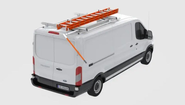 Ladder Rack 75 Pound Capacity; Factory Rail Attachment; Direct Fit; 18-3/8 Inch Height; Set Of 2 - Truck & Automotive